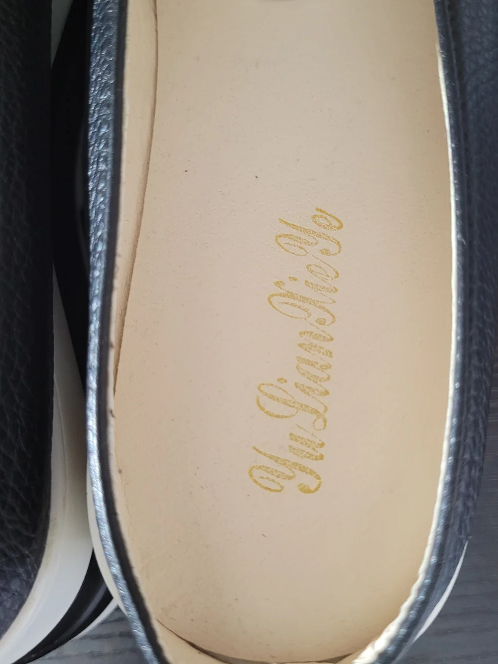 Black Platform Chain-Accent Women’s Loafers